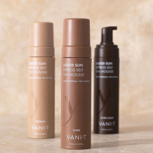 Vani-T Liquid Sun Express (Dark) Self Tan Mousse 200ml