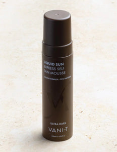 Vani-T Liquid Sun Express (Ultra Dark) Self Tan Mousse 200ml