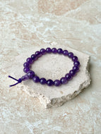 Amethyst Power Bead Bracelet